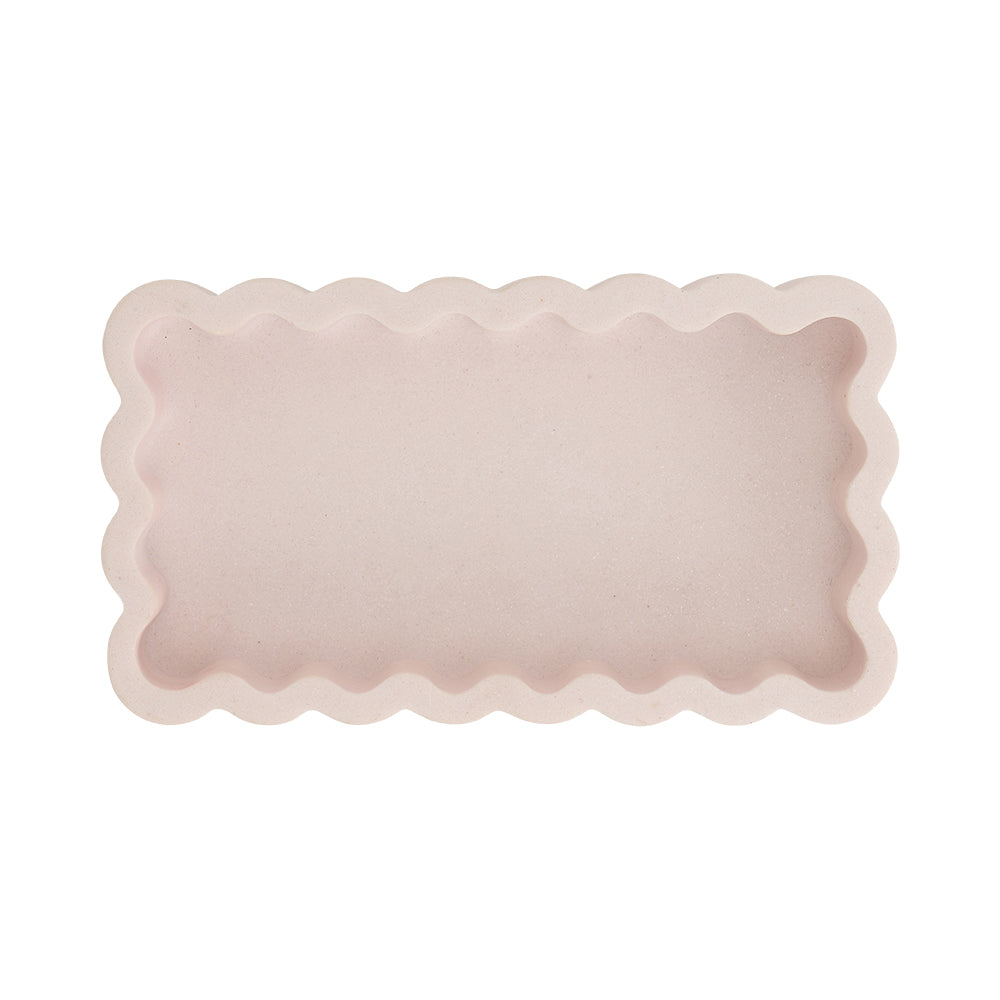 marble trinket tray pink