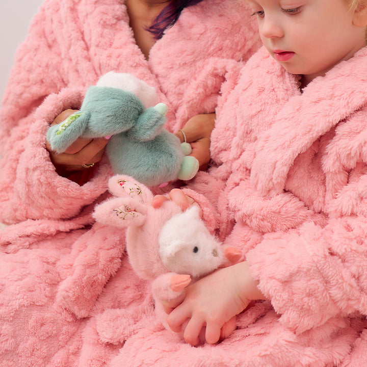 green pink bunny bear by annabel trends