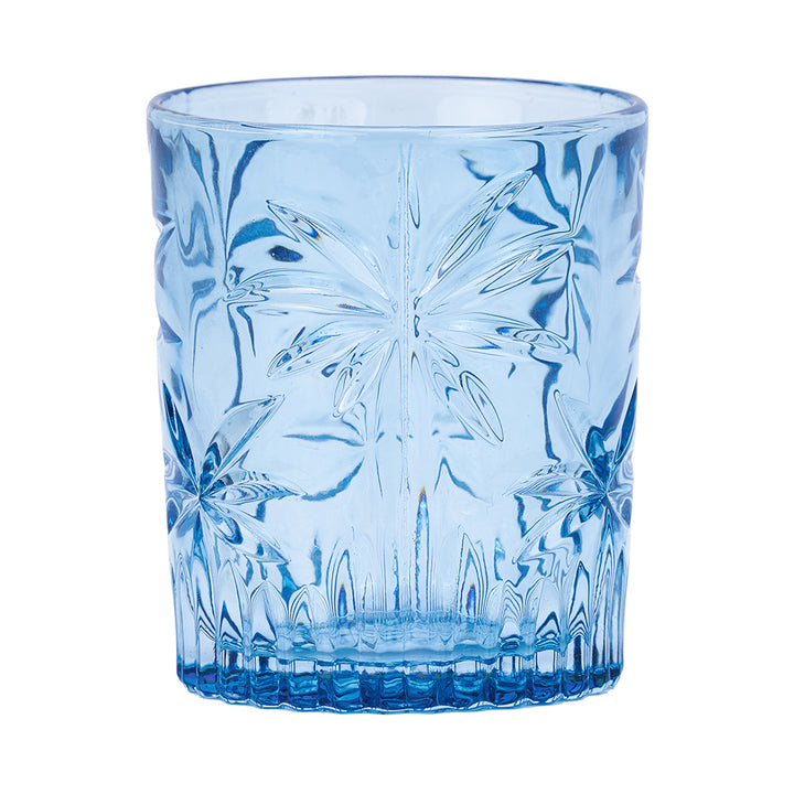 blue palm tree tumbler