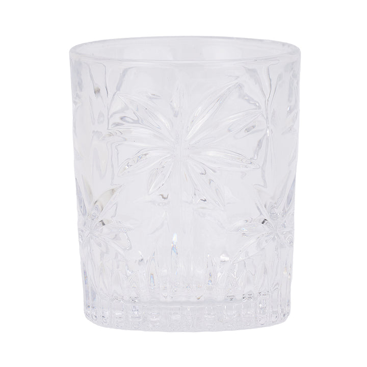 clear palm glassware tumbler