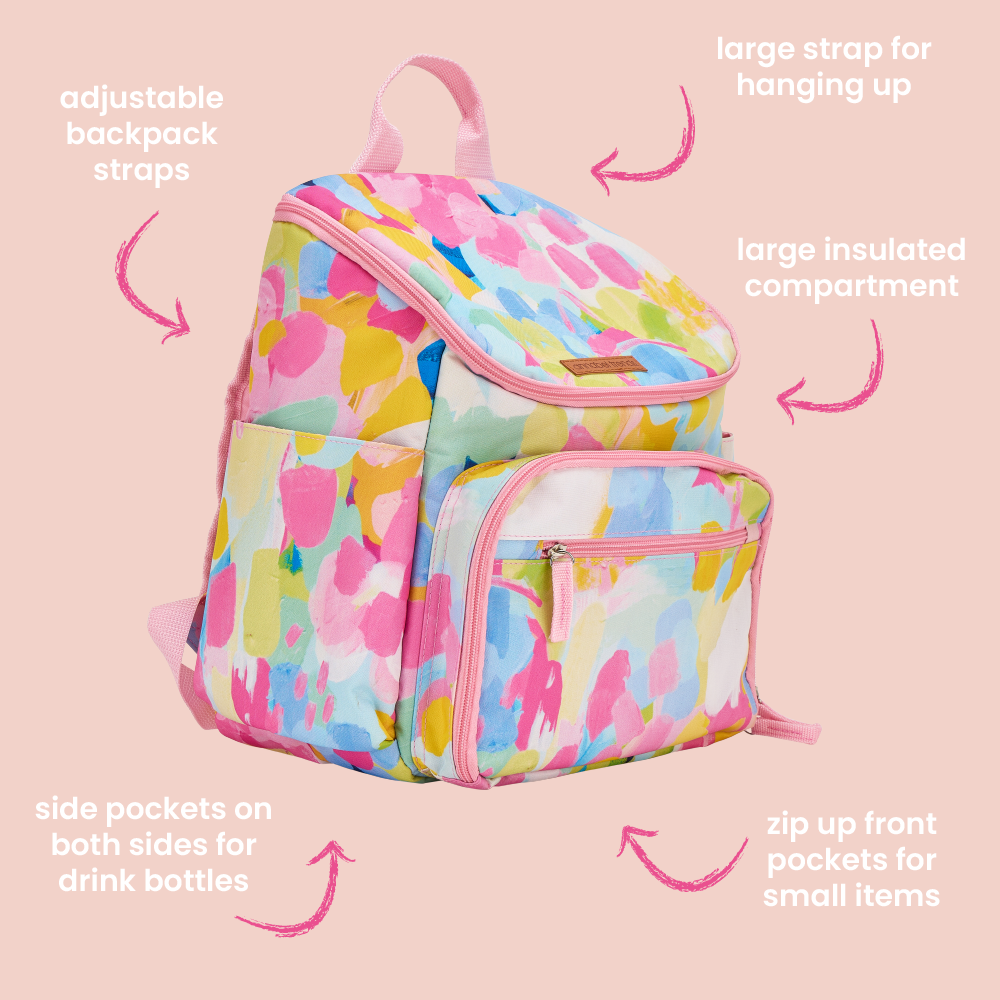 Info Graphic - Picnic Backpack - Good Vibes