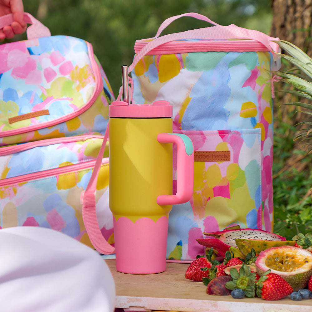 Good Vibes - Picnic Barrel Bag - cooler bag - Sippi Cup