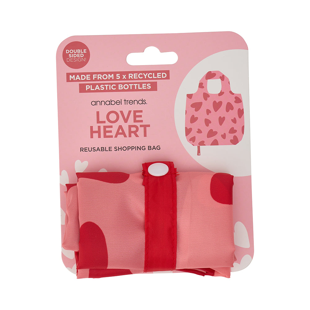 shopping tote love heart