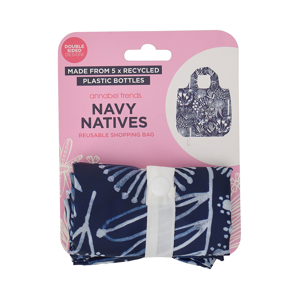 shopping tote navy native