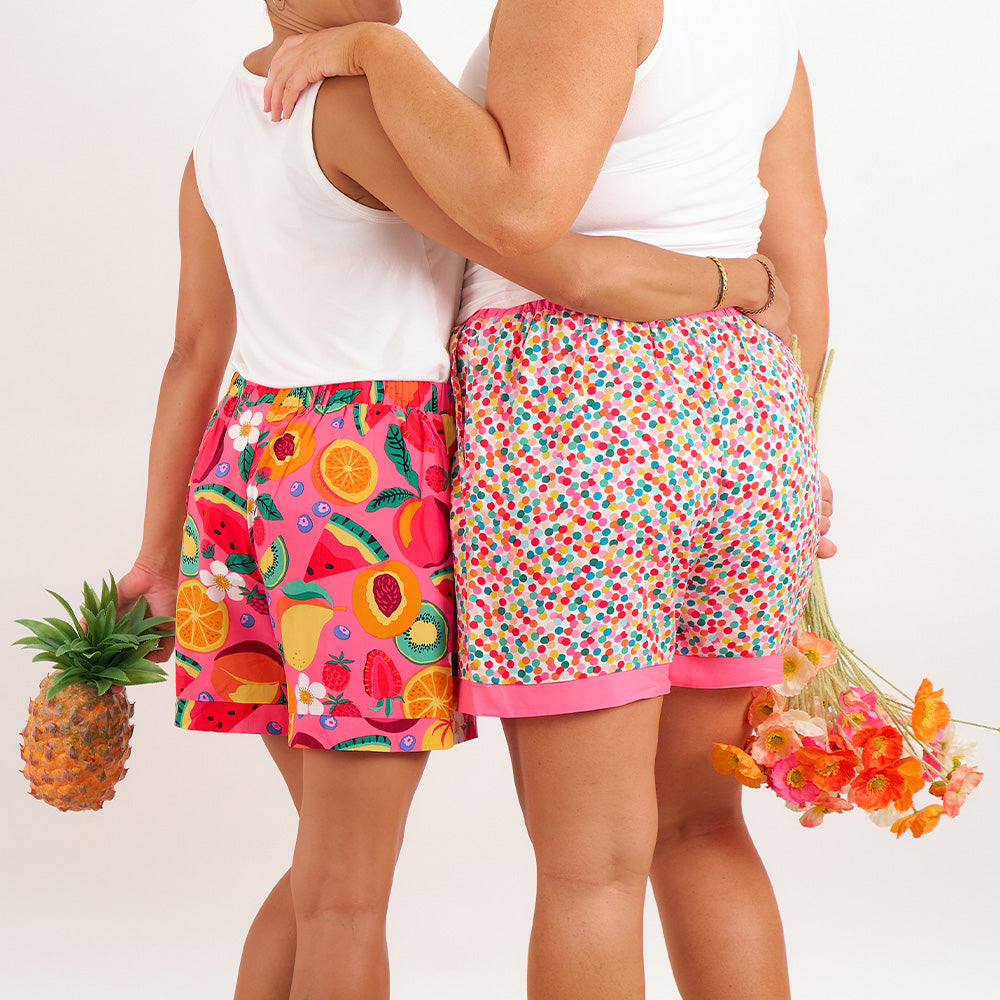 Annabel Trends  Sleep Shorts  hello Cockie  Tropicana Sleep Singlet