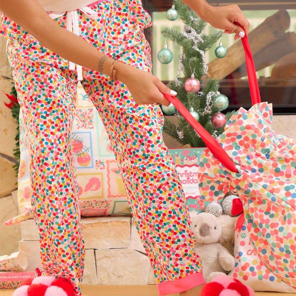 Annabel Trends - Confetti - Sleep Pants - christmas - stocking - slippers - bath fizzers 