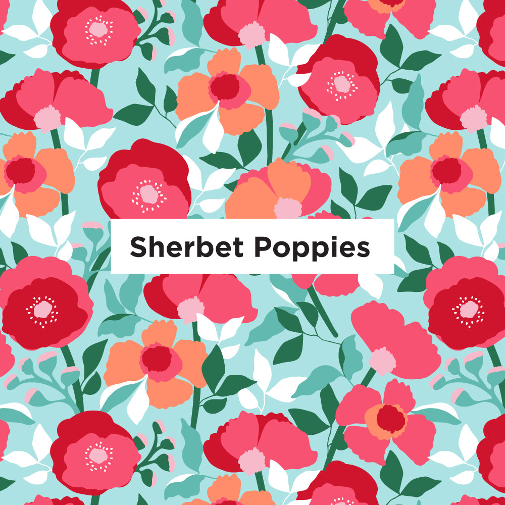 sherbet poppies design