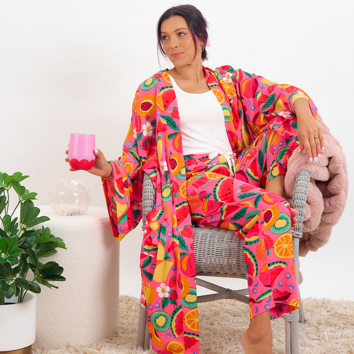 Kimono robe - Tropicana - Fruity