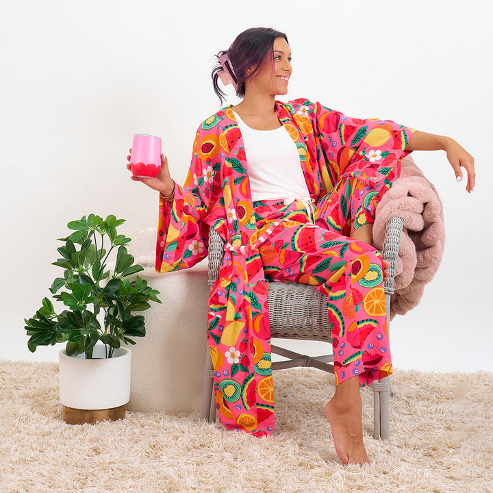 Annabel Trends - Sleep pants - tropicana - kimono