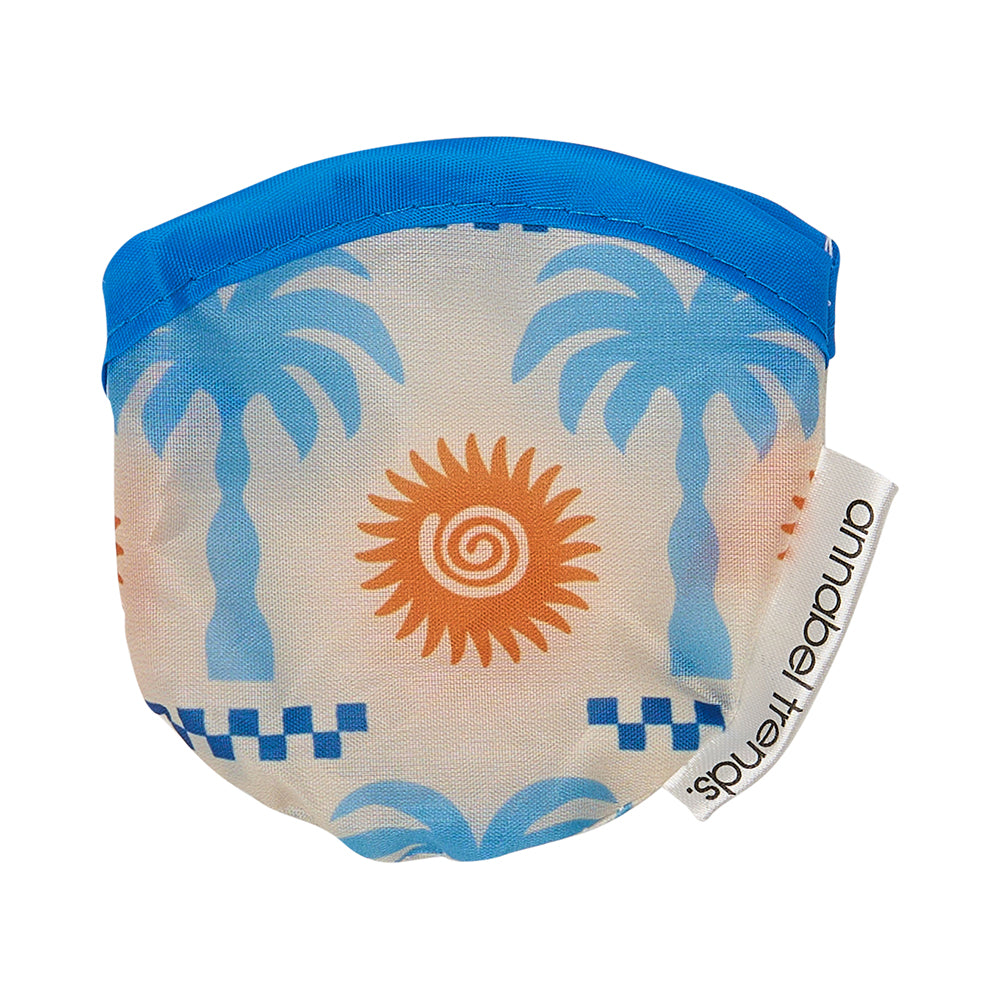 summer twist fan blue palm