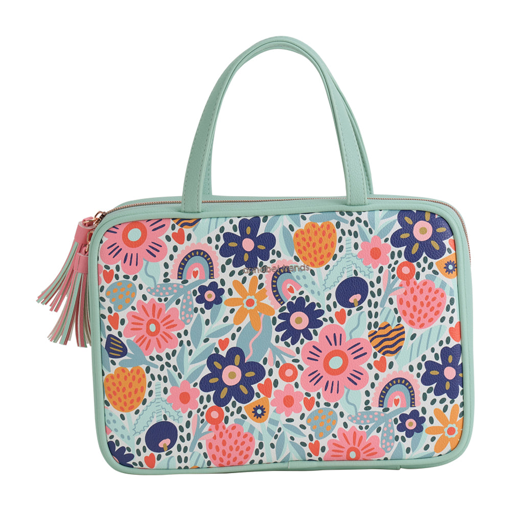 vanity toiletry bag garden love