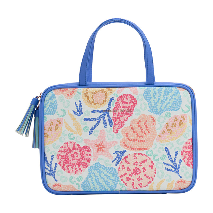 vanity toiletry bag - shelly beach