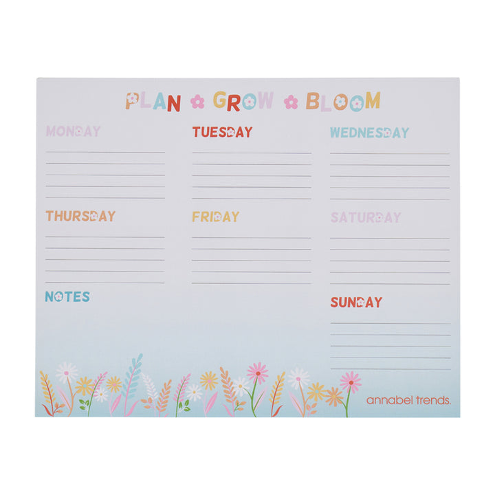 annabel trends weekly planner in daisy