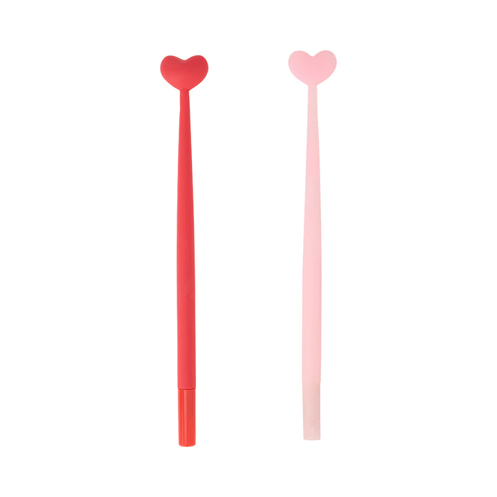 wobble pen pink and red heart by annabel trends