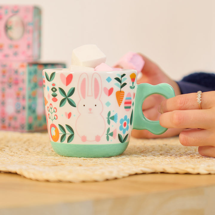 ceramic easter mug