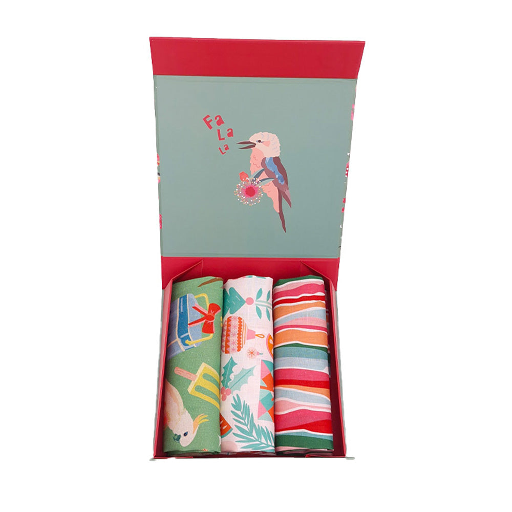 Christmas Tea Towel Box Set