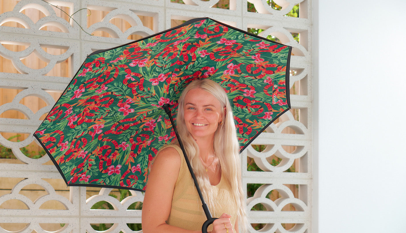 annabel trends jungle snake reverse umbrella