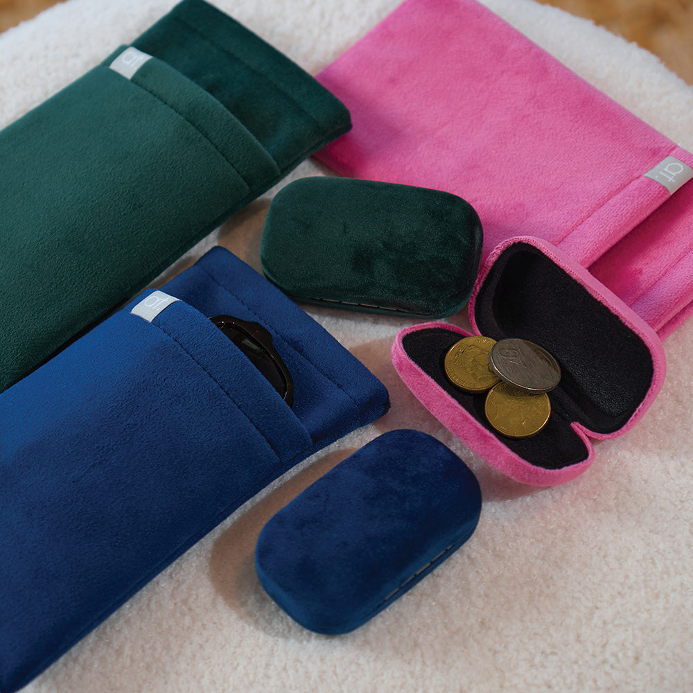 velvet safe keepers glasses case