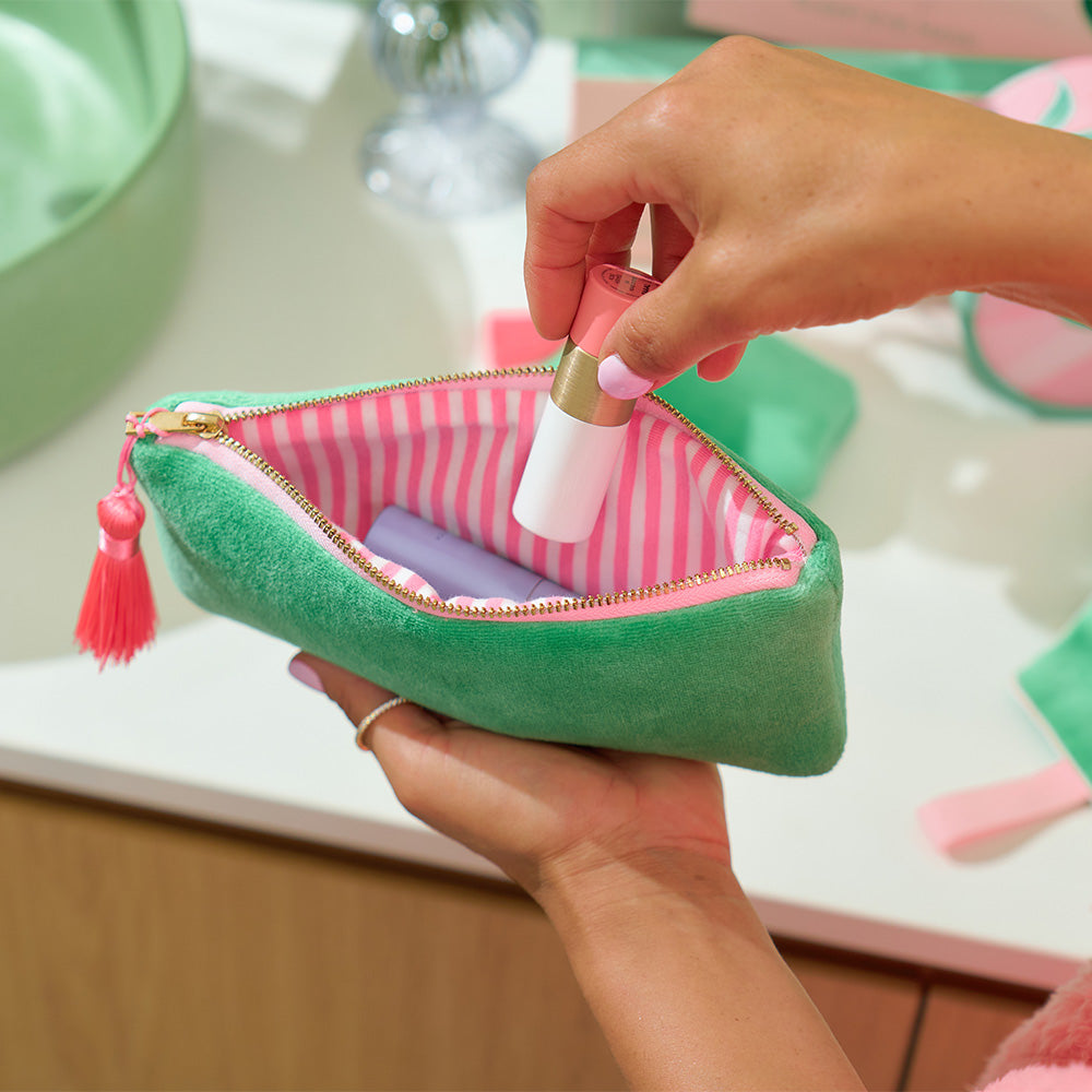 velvet-makeup-pouch-meadow-green